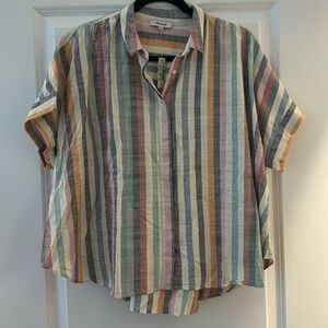 Super cute Madewell camp style shirt